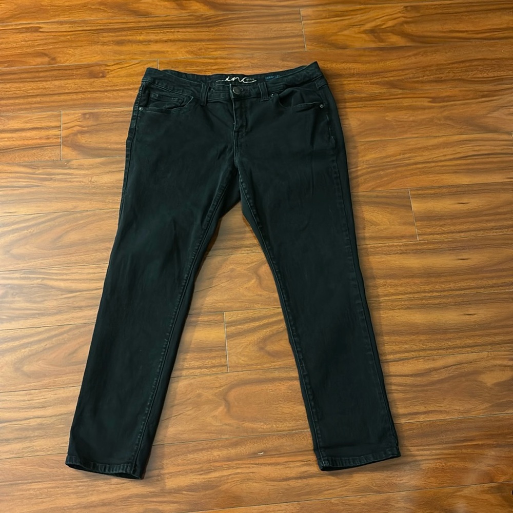 INC Size 12 Petite Short Black Jeans